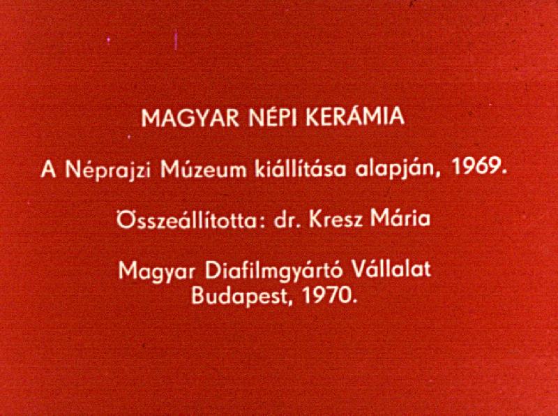Magyar népi kerámia 