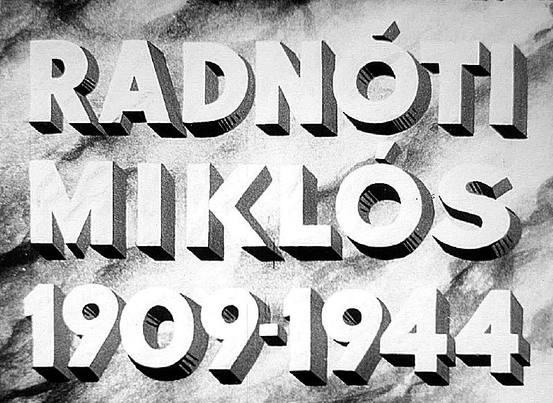 Radnóti Miklós 1909-1944