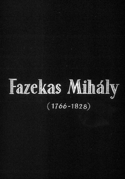 Fazekas Mihály (1766-1828) 