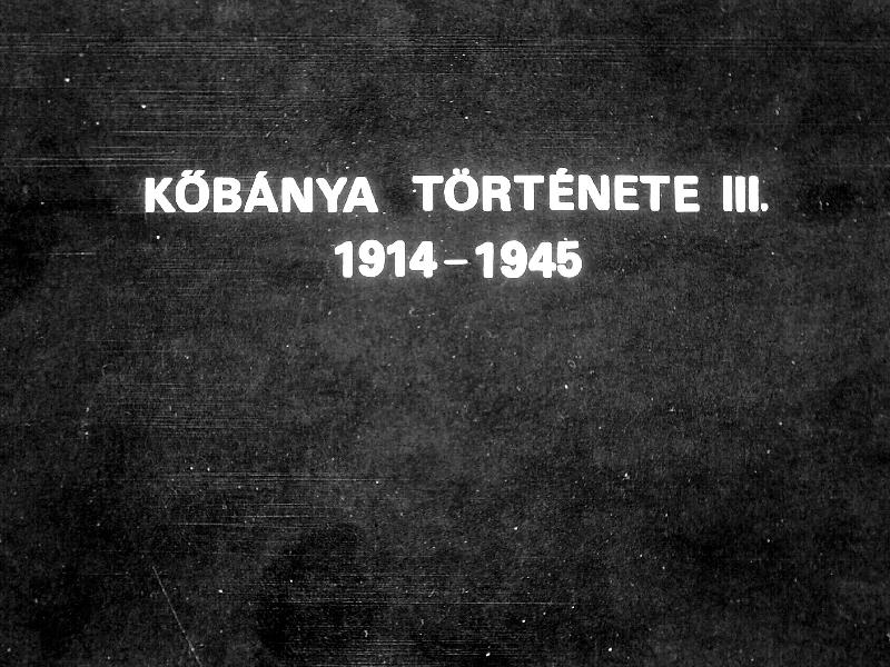 Kőbánya története III.: 1914-1945