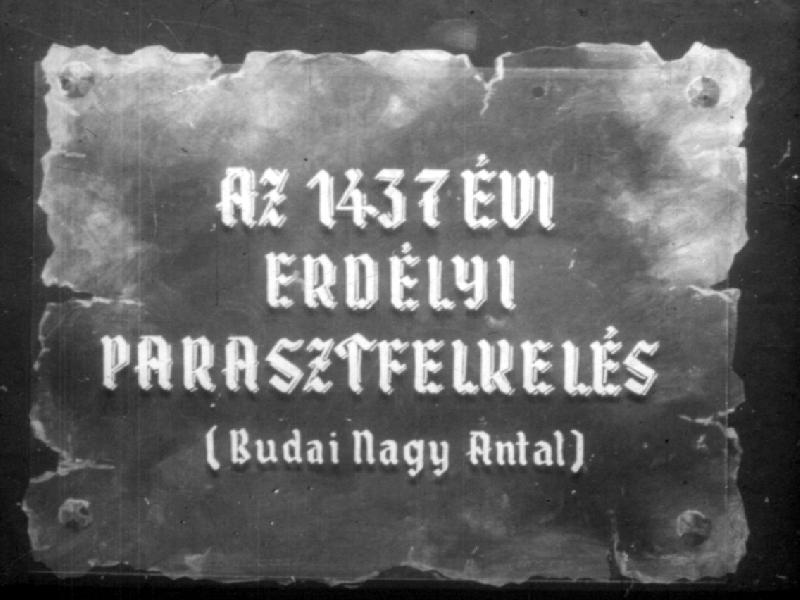 Az 1437 évi erdélyi parasztfelkelés ( Budai Nagy Antal )