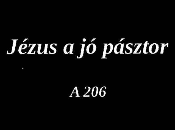 Jézus a jó pásztor