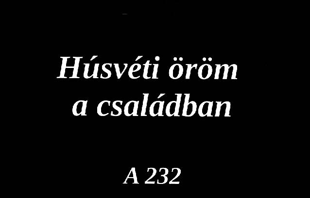 Húsvéti öröm a családban